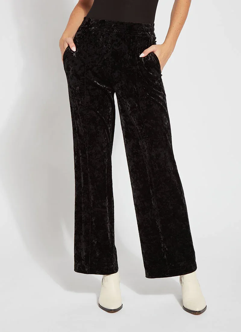 Harper Pant | Black Velvet