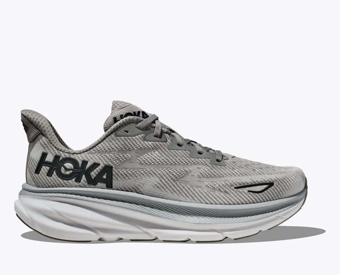 HOKA MENS CLIFTON 9 - HARBOR MIST / BLACK