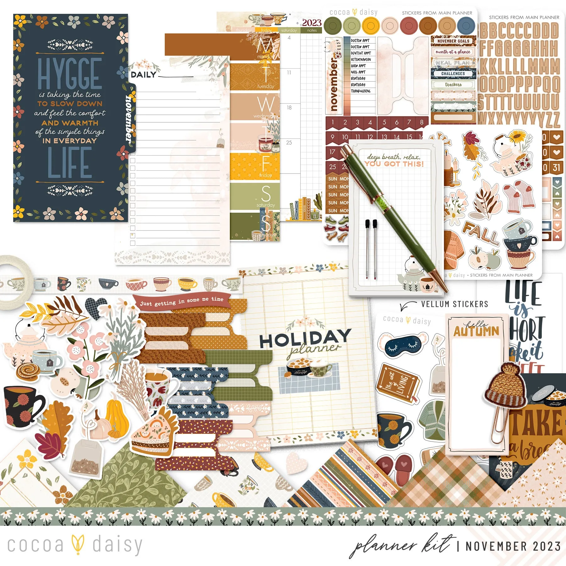 Home Sweet Home Planner Kit - Choose your insert November 2023