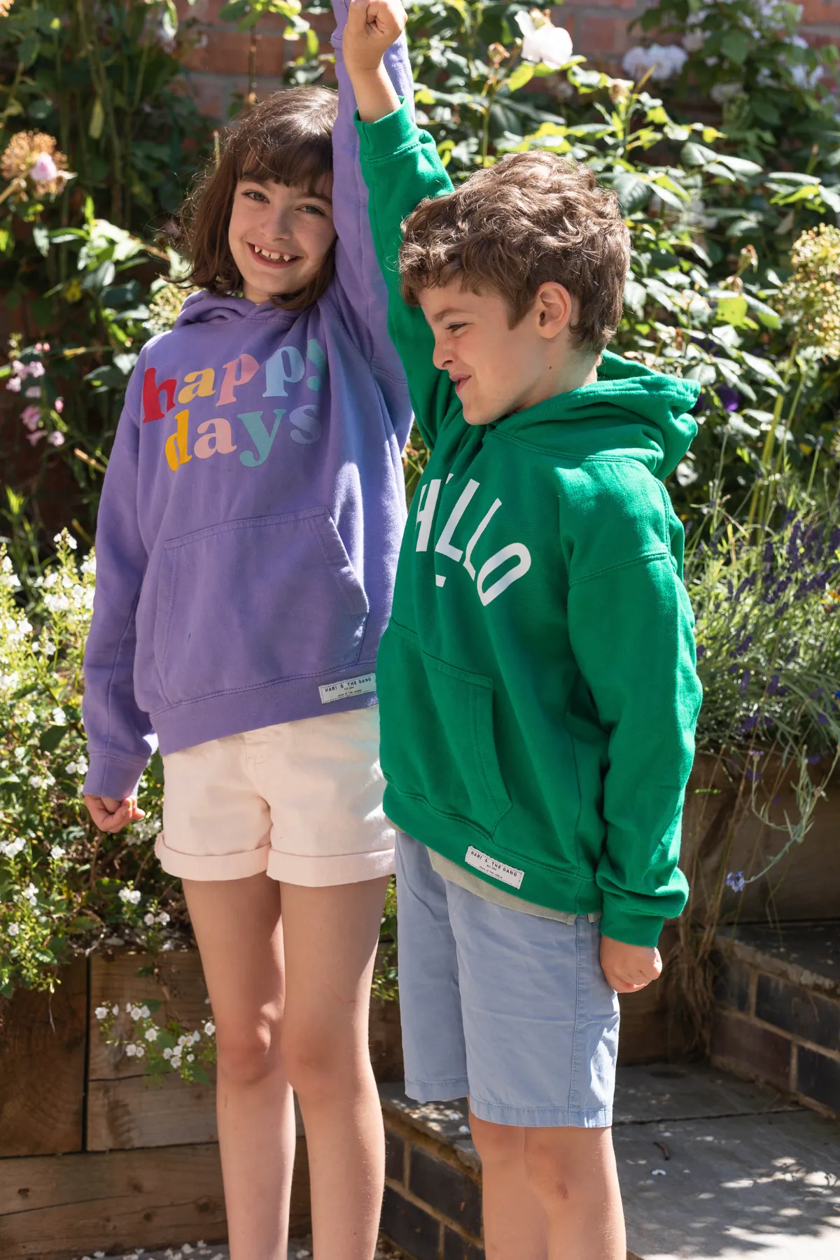 KID: Varsity Green Hello Classic Hoodie