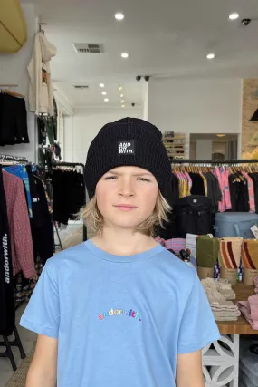 Kids Logo Beanie Black