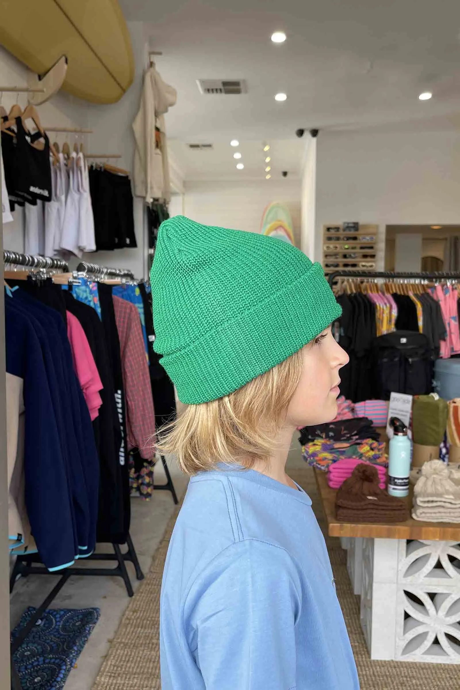 Kids Logo Beanie Green