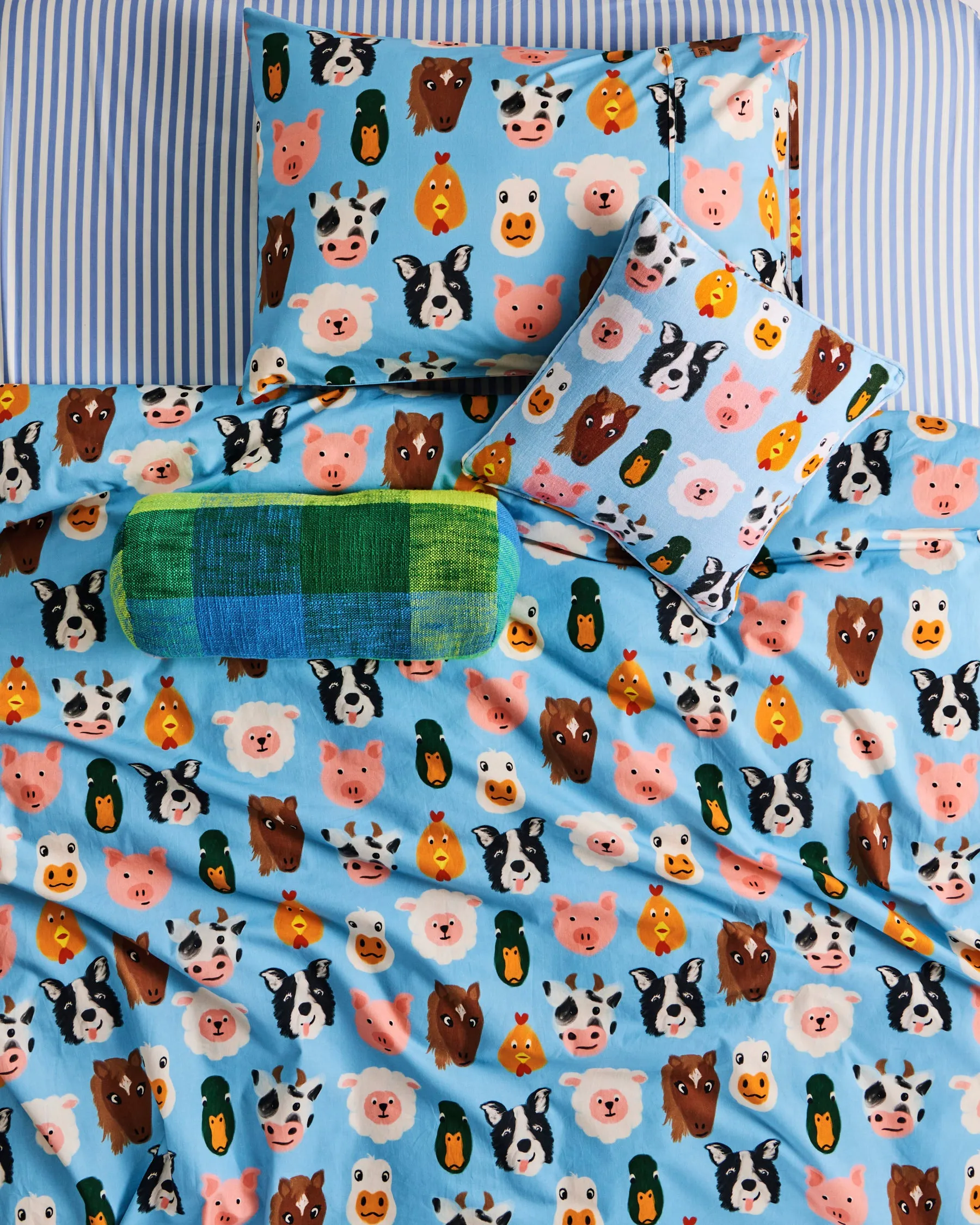 Kip & Co Farm Friends Organic Cotton Quilt Cover