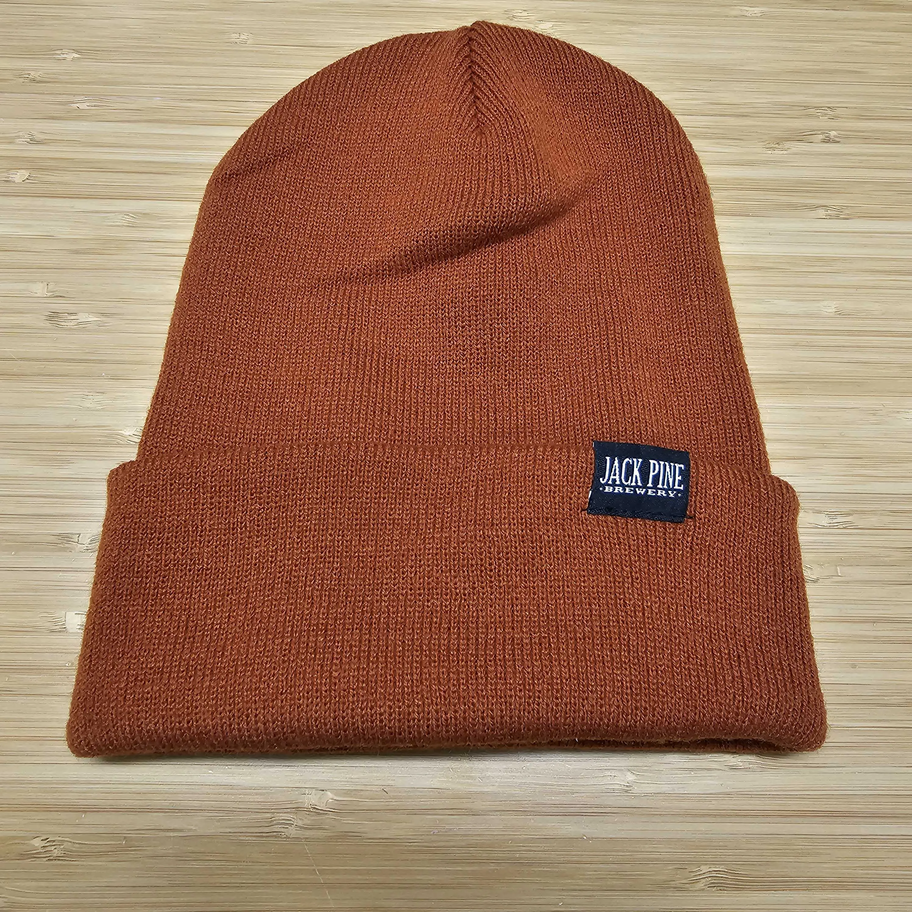 Knit Beanie with Woven Clip Label