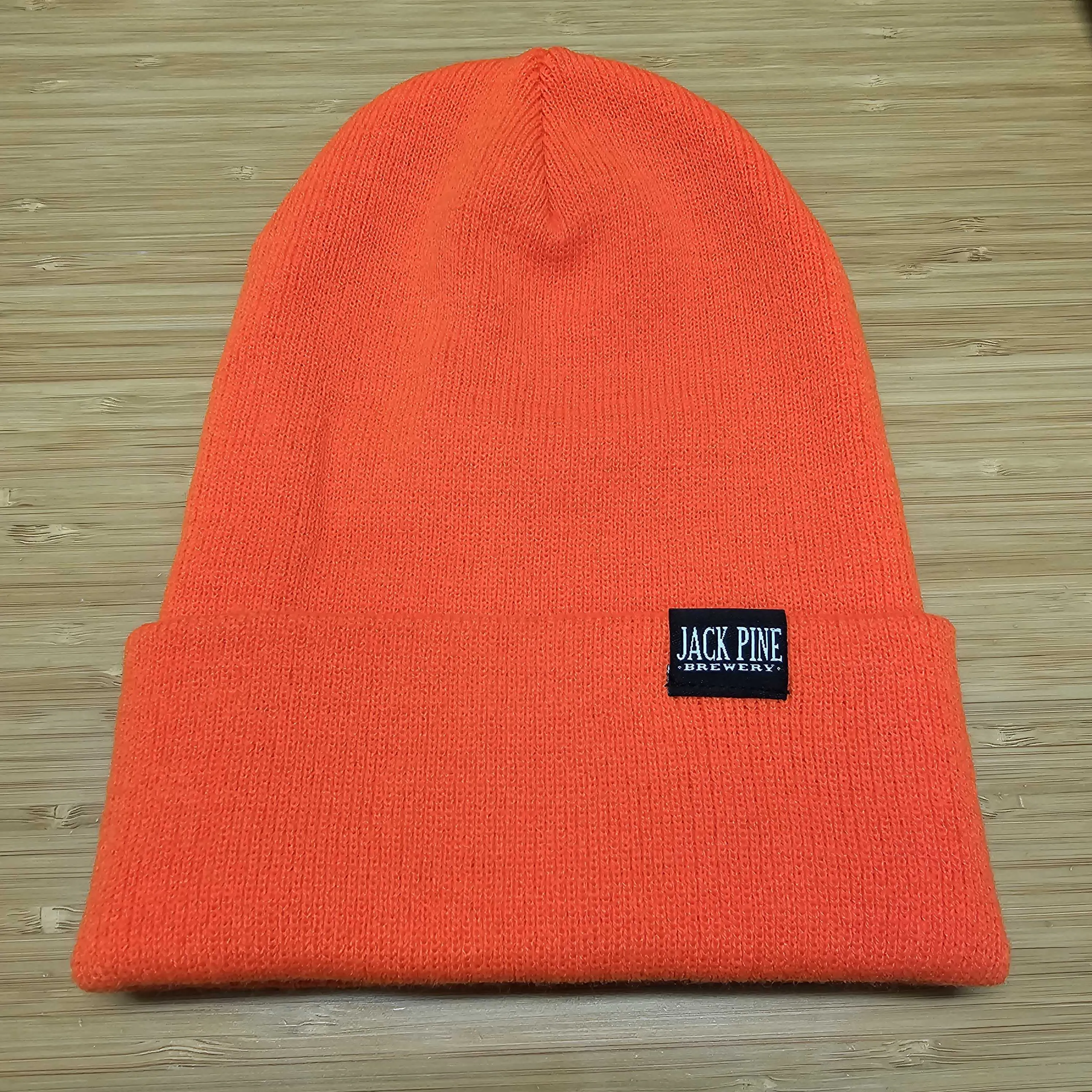 Knit Beanie with Woven Clip Label