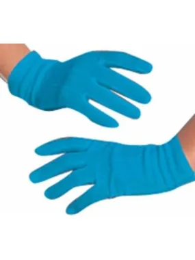 Lady Gaga Blue Gloves