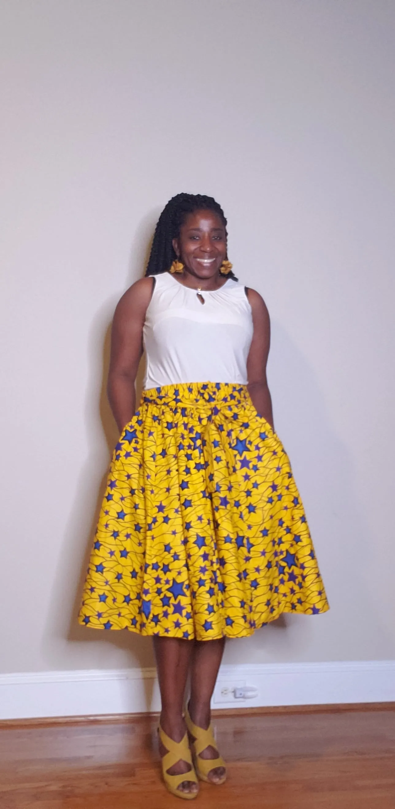 Lagos Star Midi Skirt