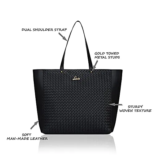 Lavie Women's Nova Large Tote Bag Black Ladies Purse Handbag