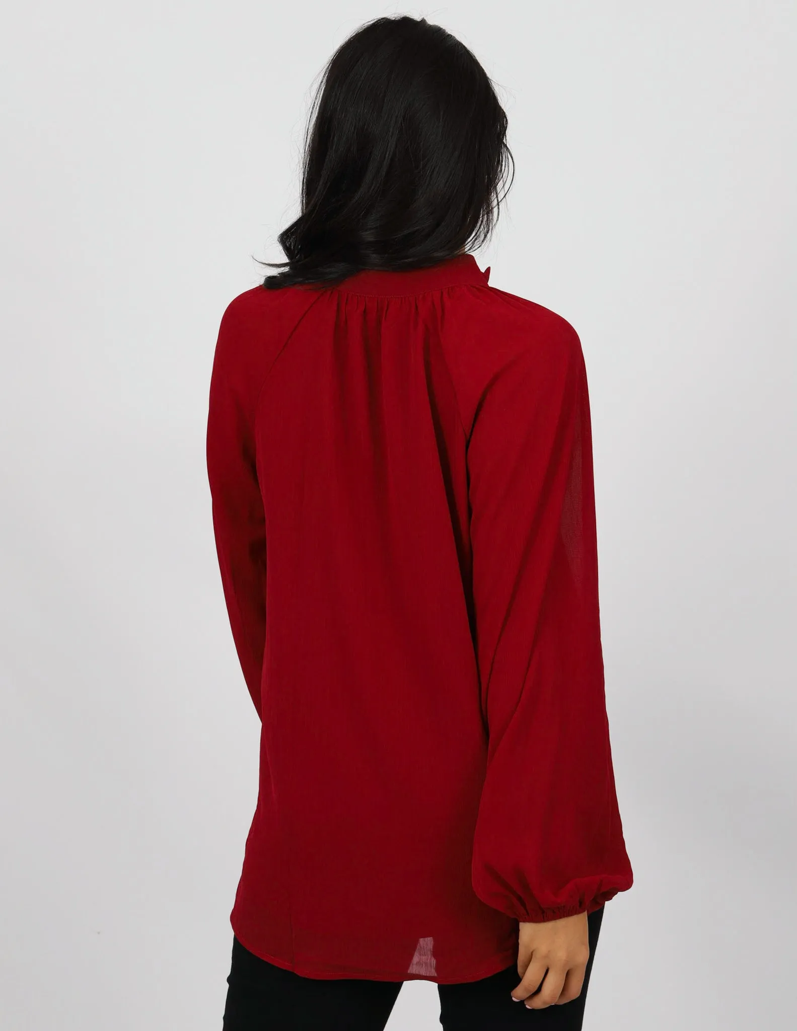 Long Sleeve High Neck Shirt