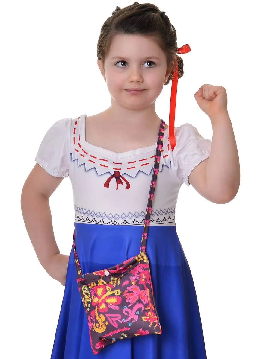 Louisa Girls Blue and White Fancy Dress Costume