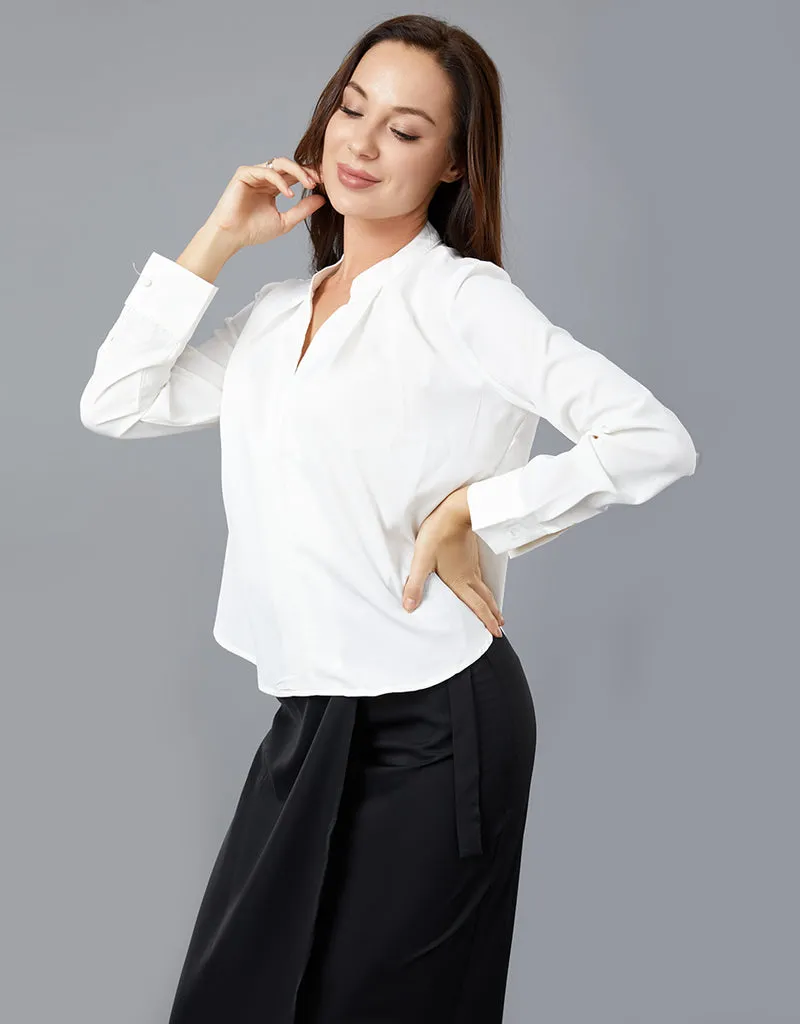 Lustrous V Blouse