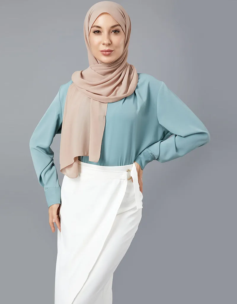 Lustrous V Blouse