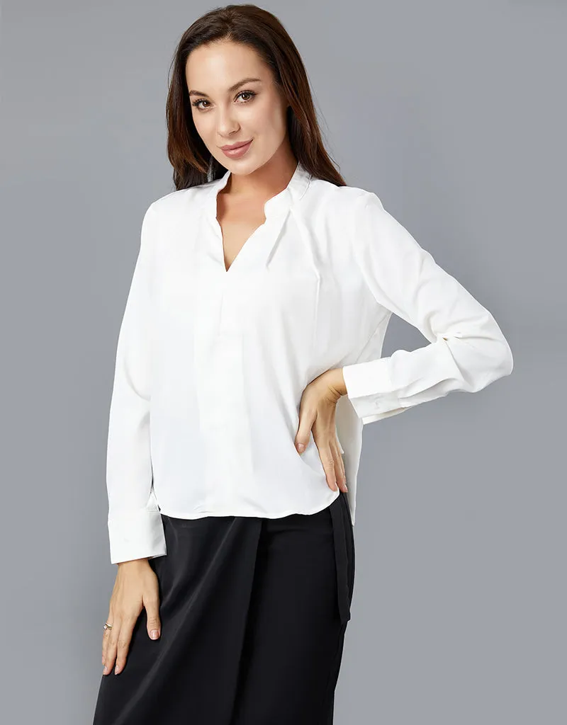 Lustrous V Blouse