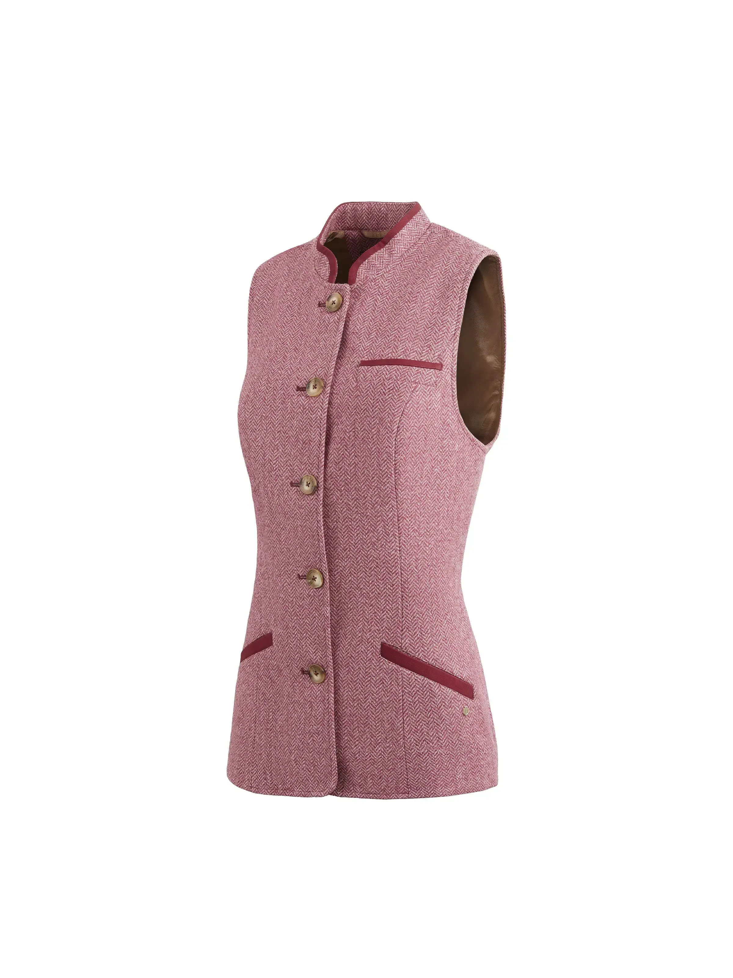 Madeline Gilet - Breast Cancer Now Pink Herringbone