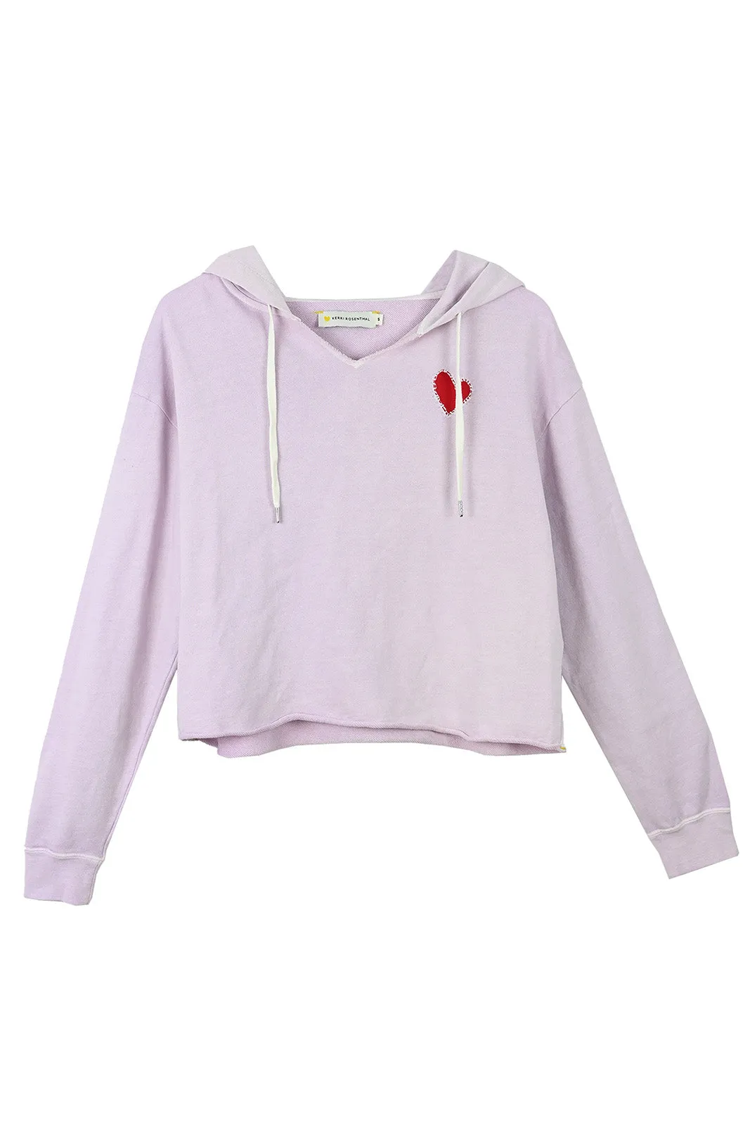 Marina Hoodie Heart Patch, Lavender