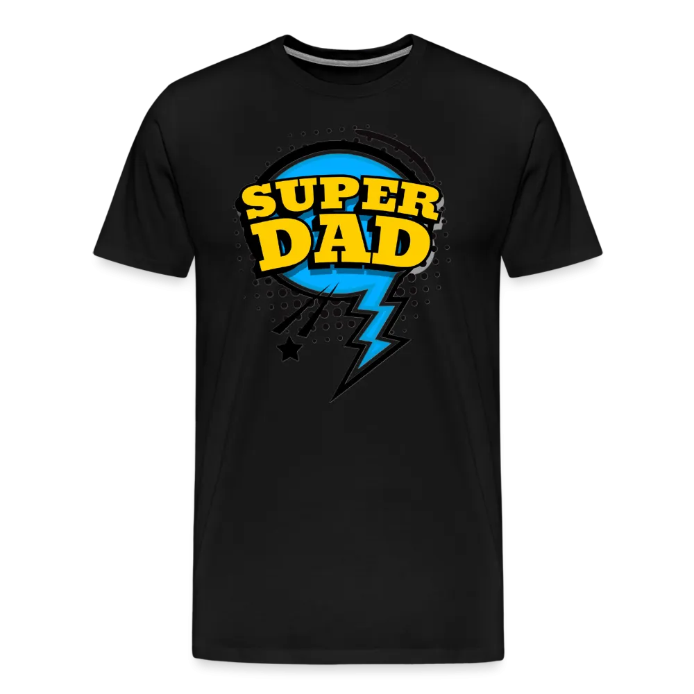 Master of Dad-titude: The 'Super Dad' Swagger Tee Men's Premium T-Shirt