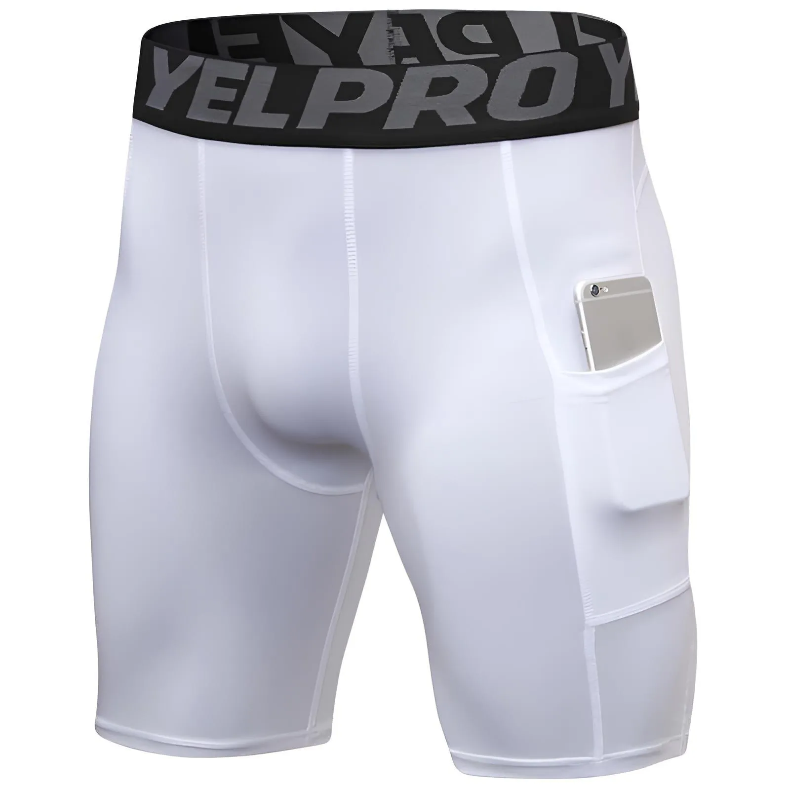 Men Sports Gym Compression Under Base Layer Shorts