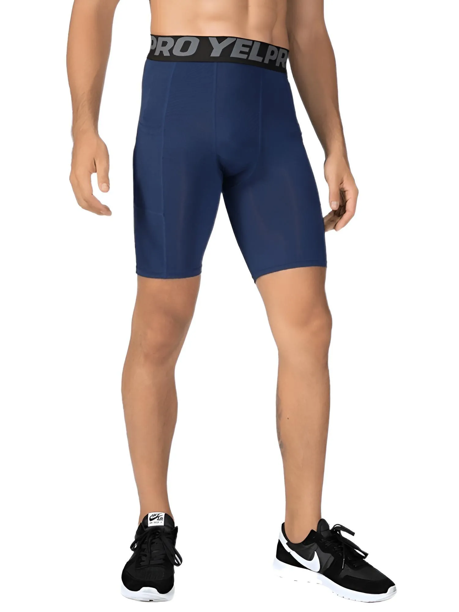 Men Sports Gym Compression Under Base Layer Shorts