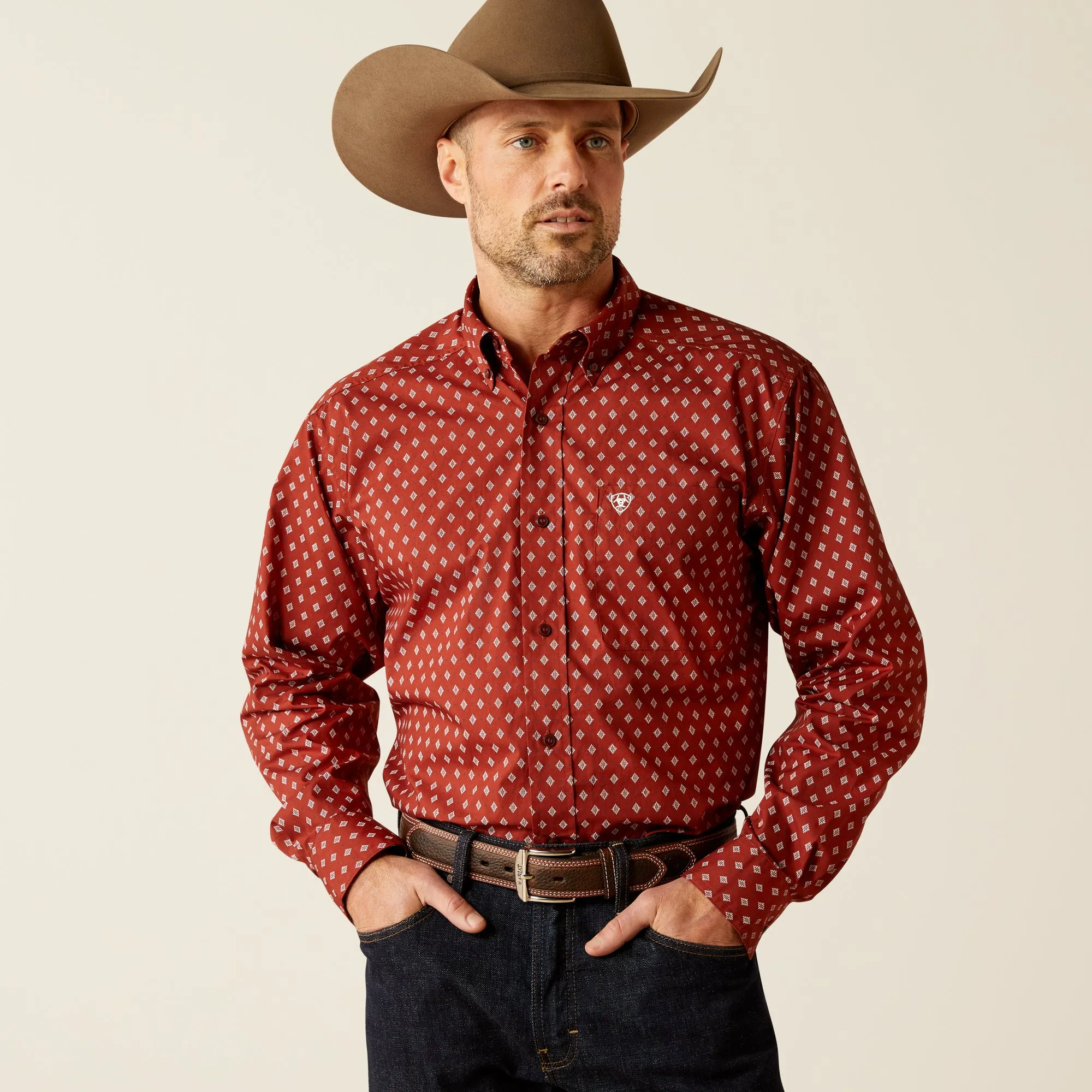 Men's Ariat Classic Pax Button Down Shirt #10053867