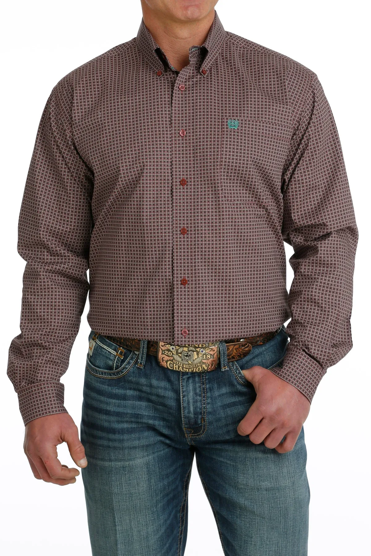 Men's Cinch Classic Fit Button Down Shirt #MTW1105710