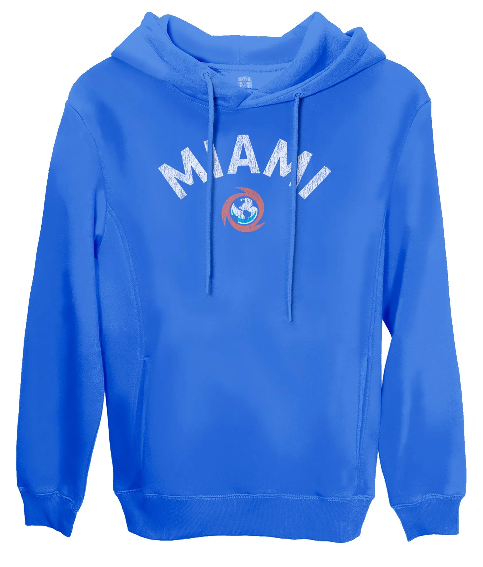 Miami FC Arc Fleece Pullover Hoodie - Royal