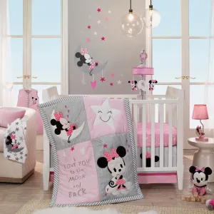 Minnie Mouse 4-Piece Crib Bedding Set