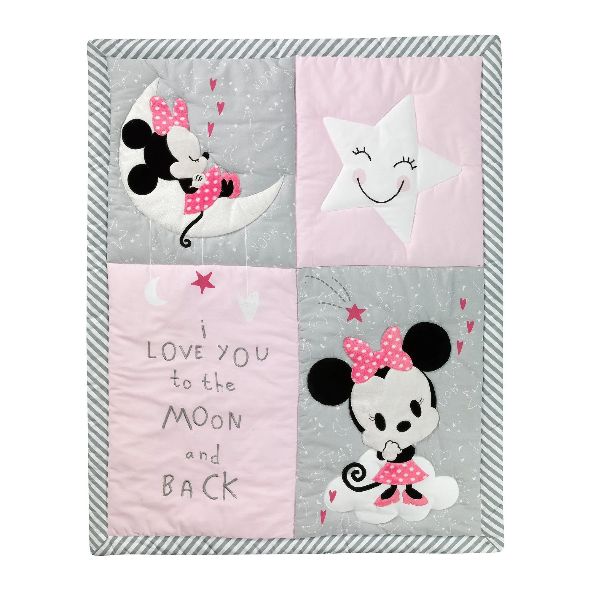 Minnie Mouse 4-Piece Crib Bedding Set