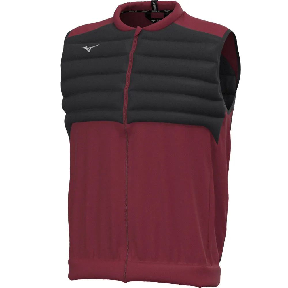 Mizuno Hybrid Bomber Gilet - Burgundy