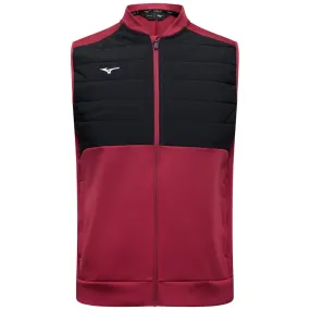 Mizuno Hybrid Bomber Gilet - Burgundy