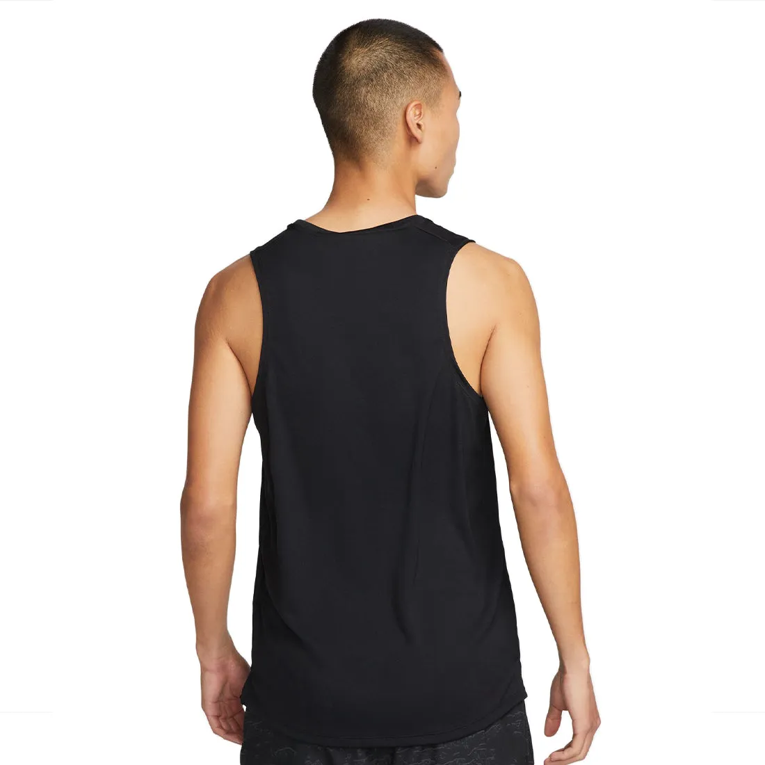 NIKE DRI-FIT MILER MEN'S RUNNING TANK BLACK