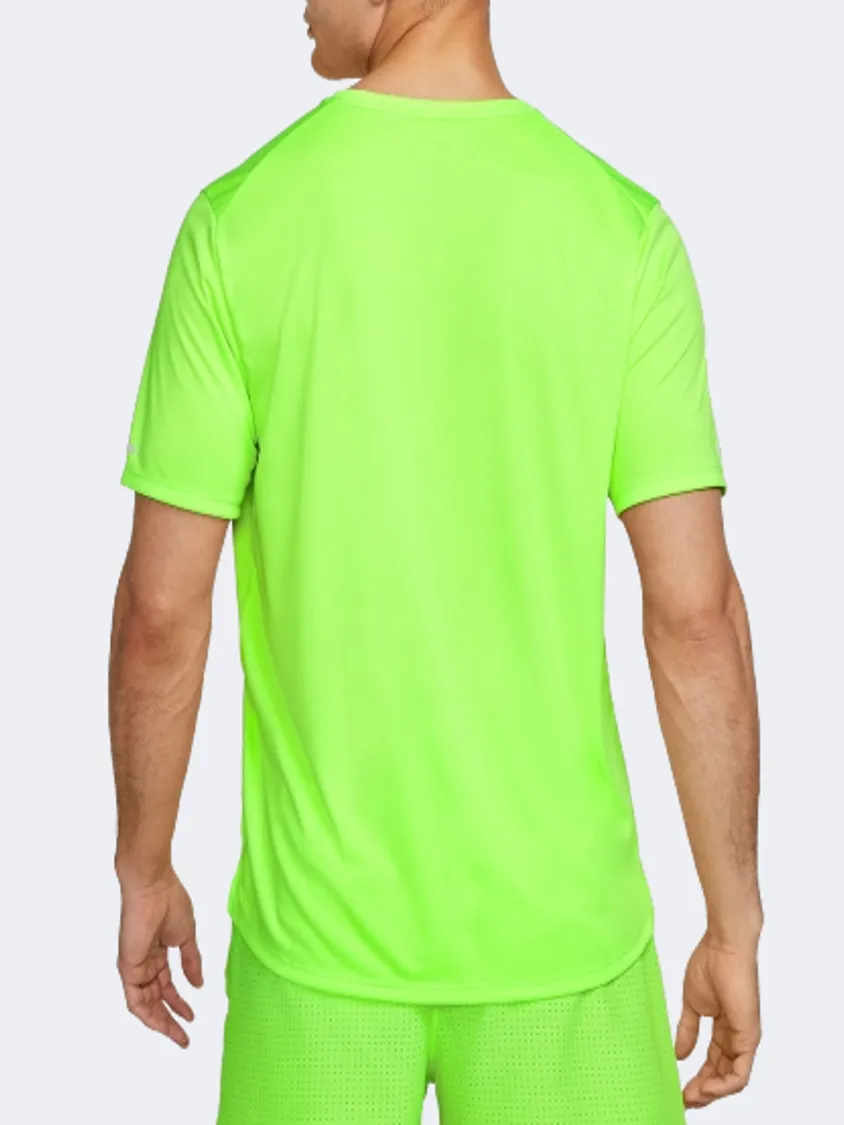 Nike Dri-Fit Run Division Men Running T-Shirt Lime Green