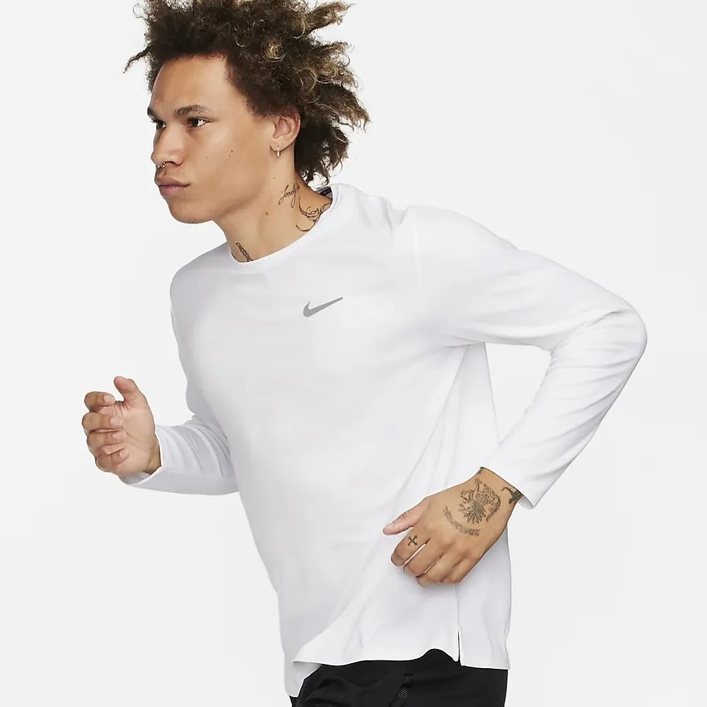 Nike Men's Miler UV Longsleeve - White