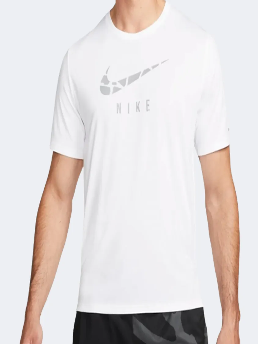 Nike Run Division  Men Running T-Shirt White