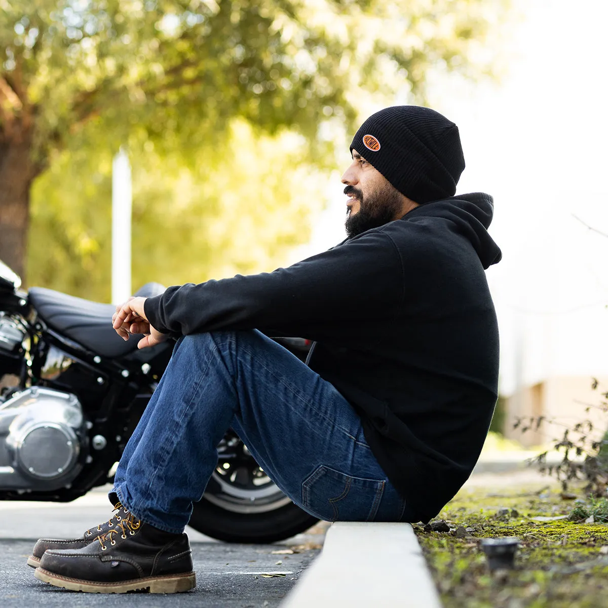 Oval Beanie - Black