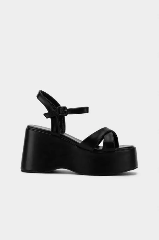 PLATFORM WEDGE HEEL SANDAL