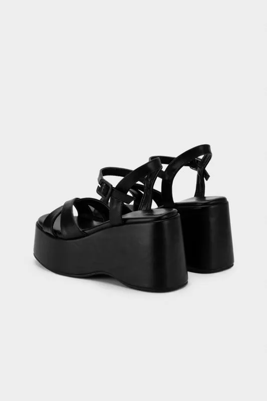 PLATFORM WEDGE HEEL SANDAL