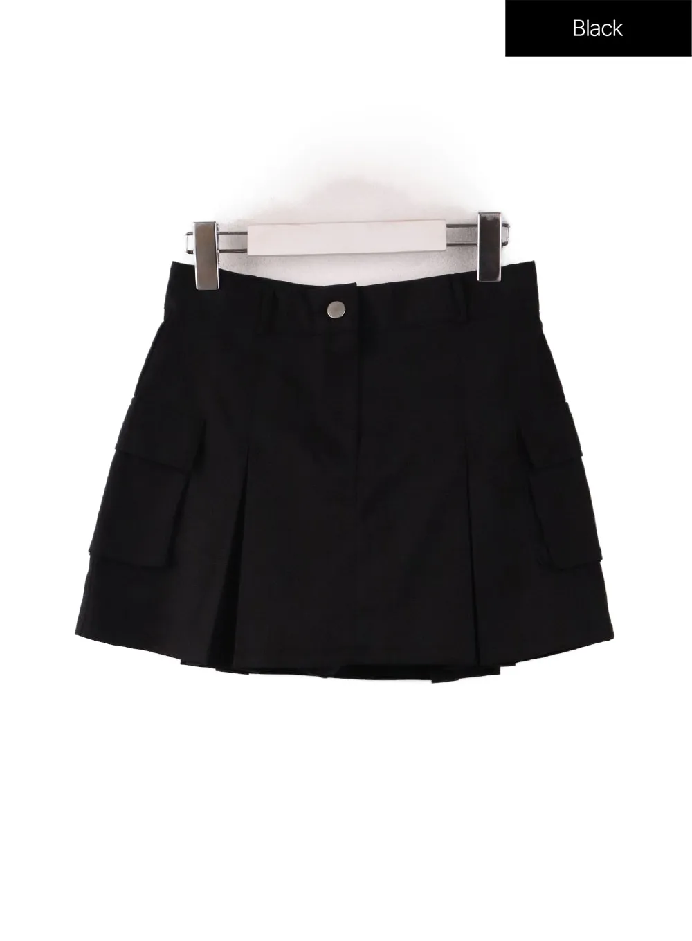 Pleated Pocket Mini Skirt IF408