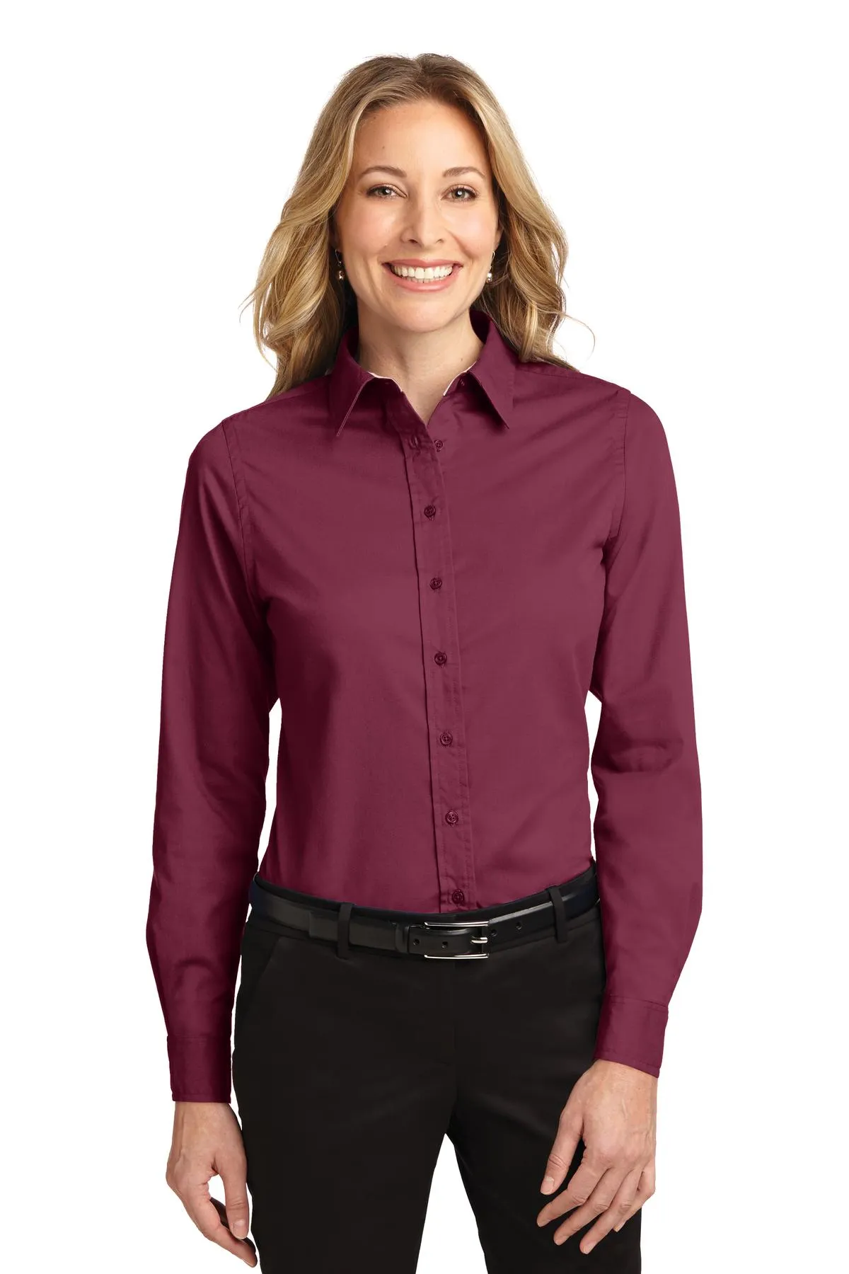 Port Authority® Ladies Long Sleeve Easy Care Shirt.  L608