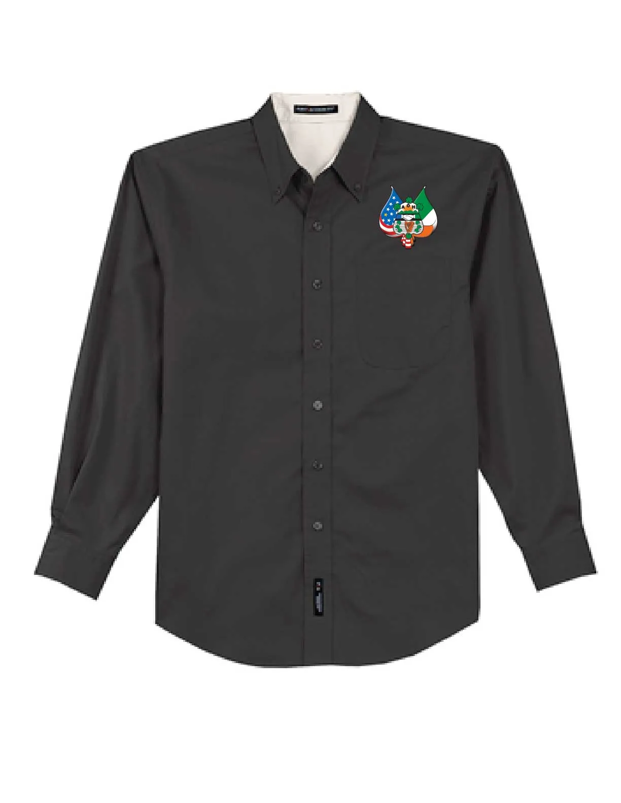 Port Authority® Long Sleeve Easy Care Shirt with embroidered logo