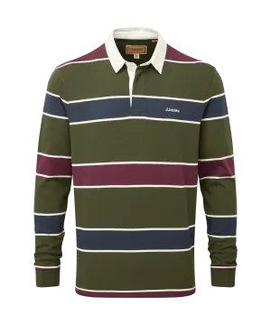 Porthtowan Rugby Top - Woodland/Wine