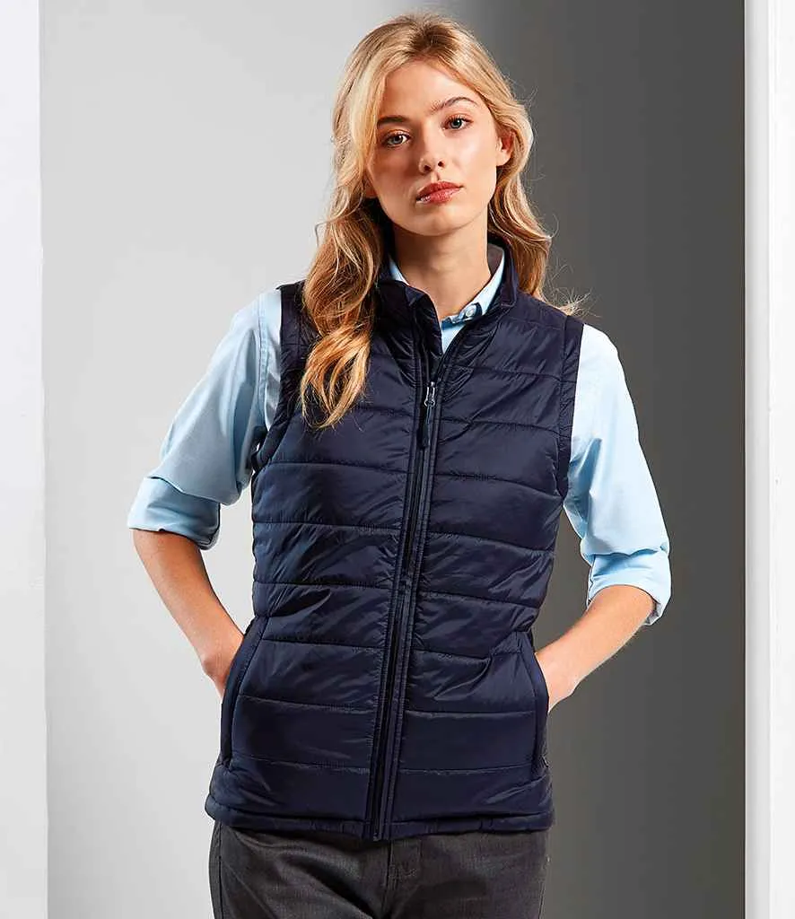 Premier - Ladies Recyclight Padded Gilet