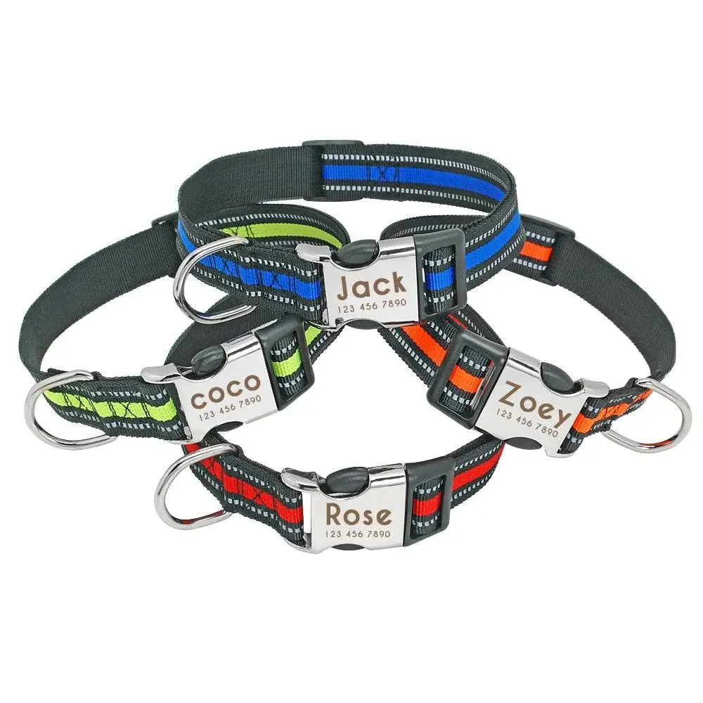 Quick Release Dog Collar - Engrave Your Pet's ID