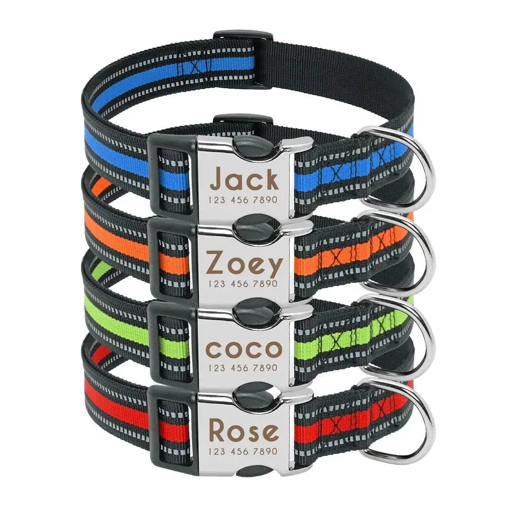 Quick Release Dog Collar - Engrave Your Pet's ID