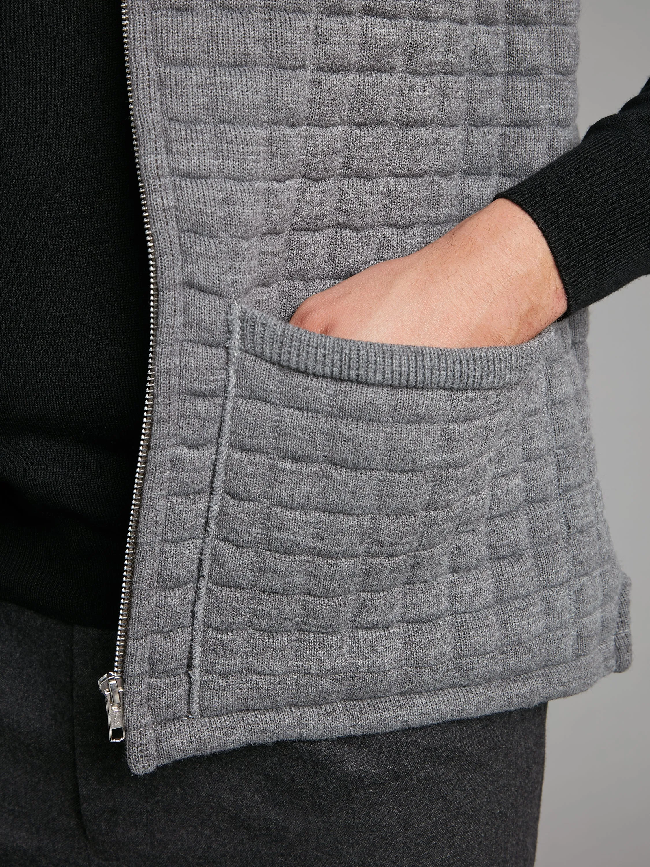 Quilted Thermatex Vest - Grey