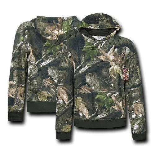 Rapid Hybricam Hunting Grey Bark Camouflage Drawstring Pullover Hoodie Jacket