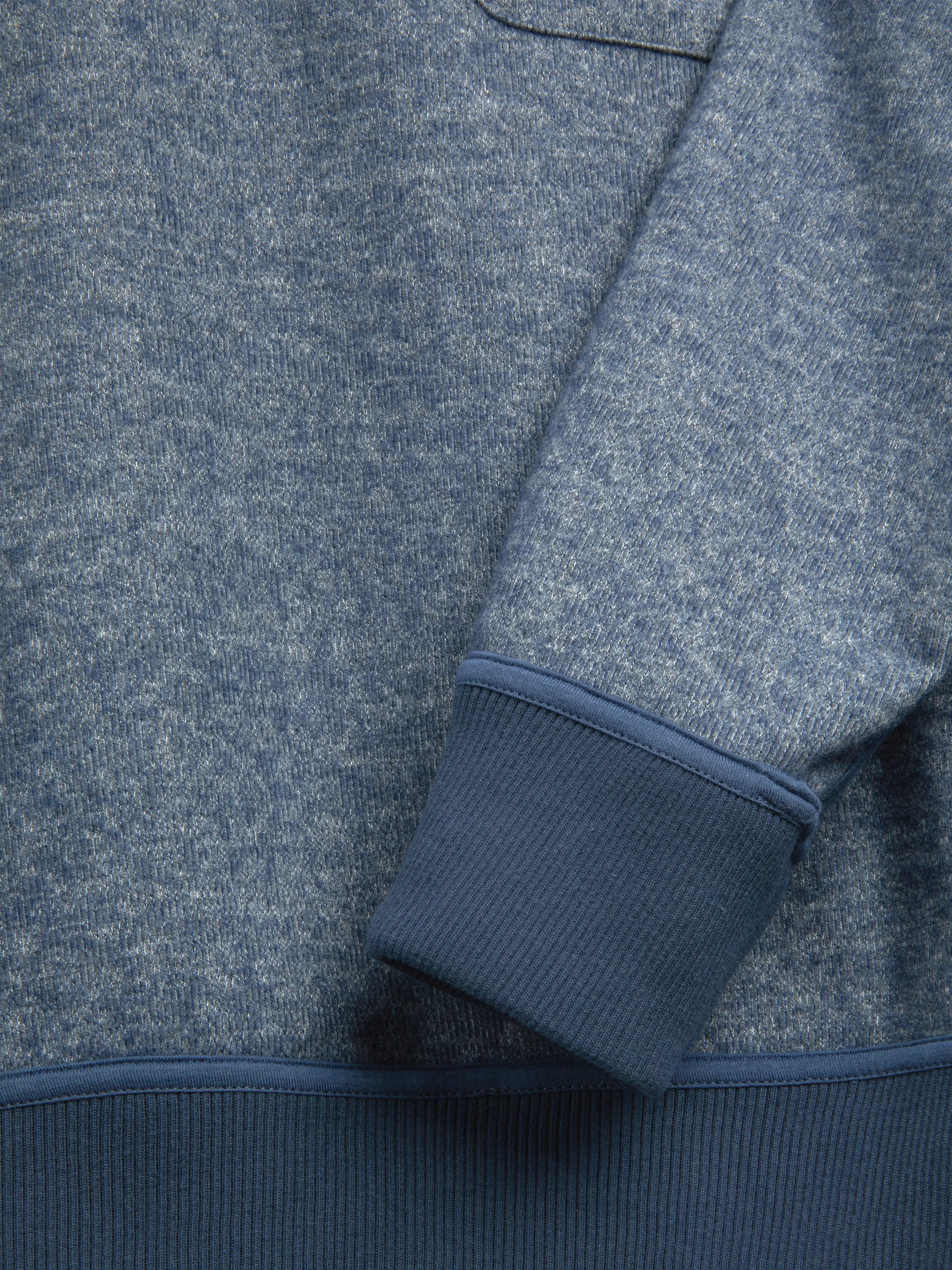 Reversible Hoodie Edgware Charcoal/Navy