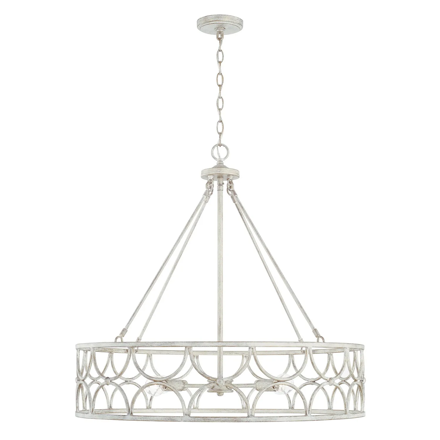 Ricci 4-Light Pendant in Winter White