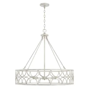 Ricci 4-Light Pendant in Winter White