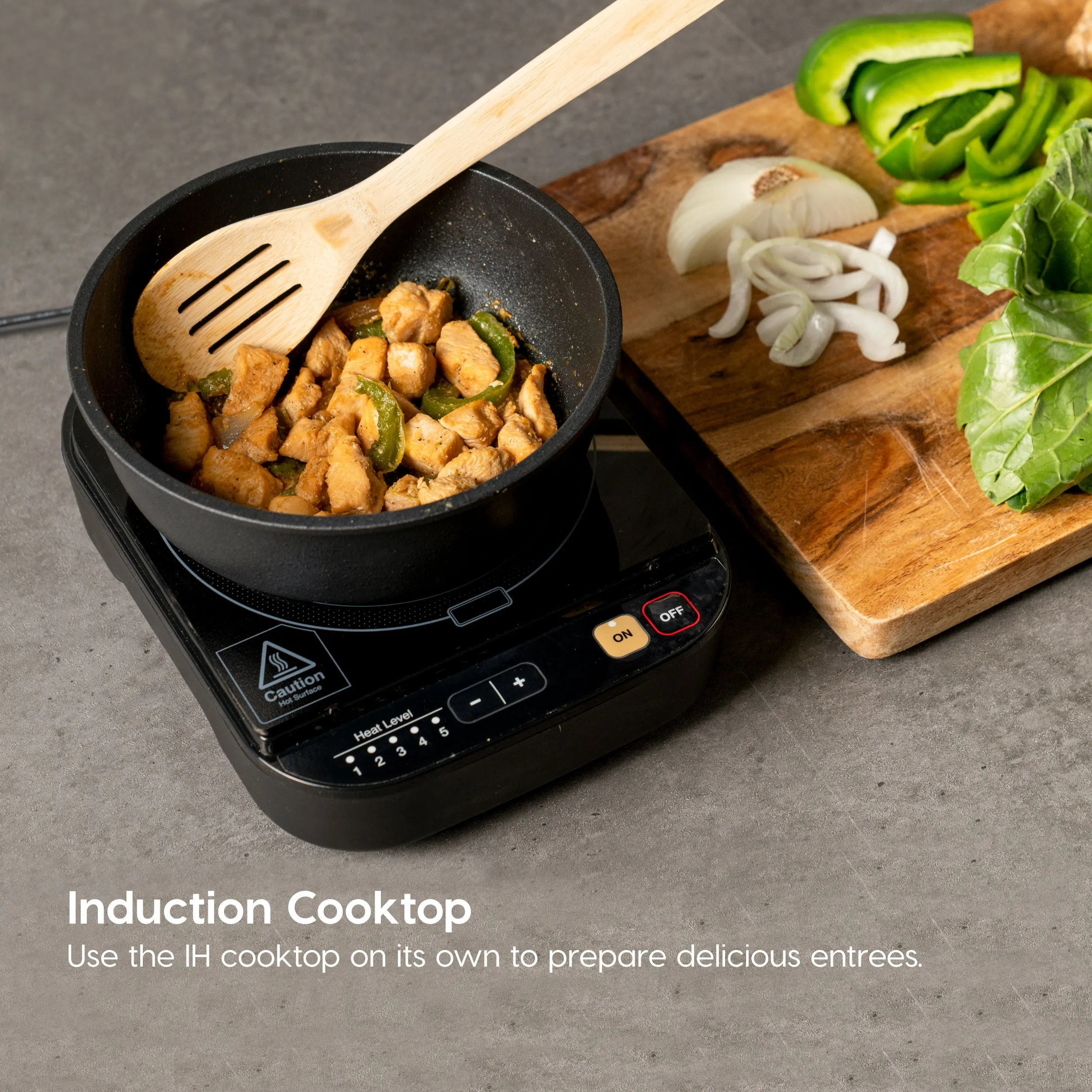 Rice Cooker and Induction Cooktop 2-in-1 with 7 Cooking Modes