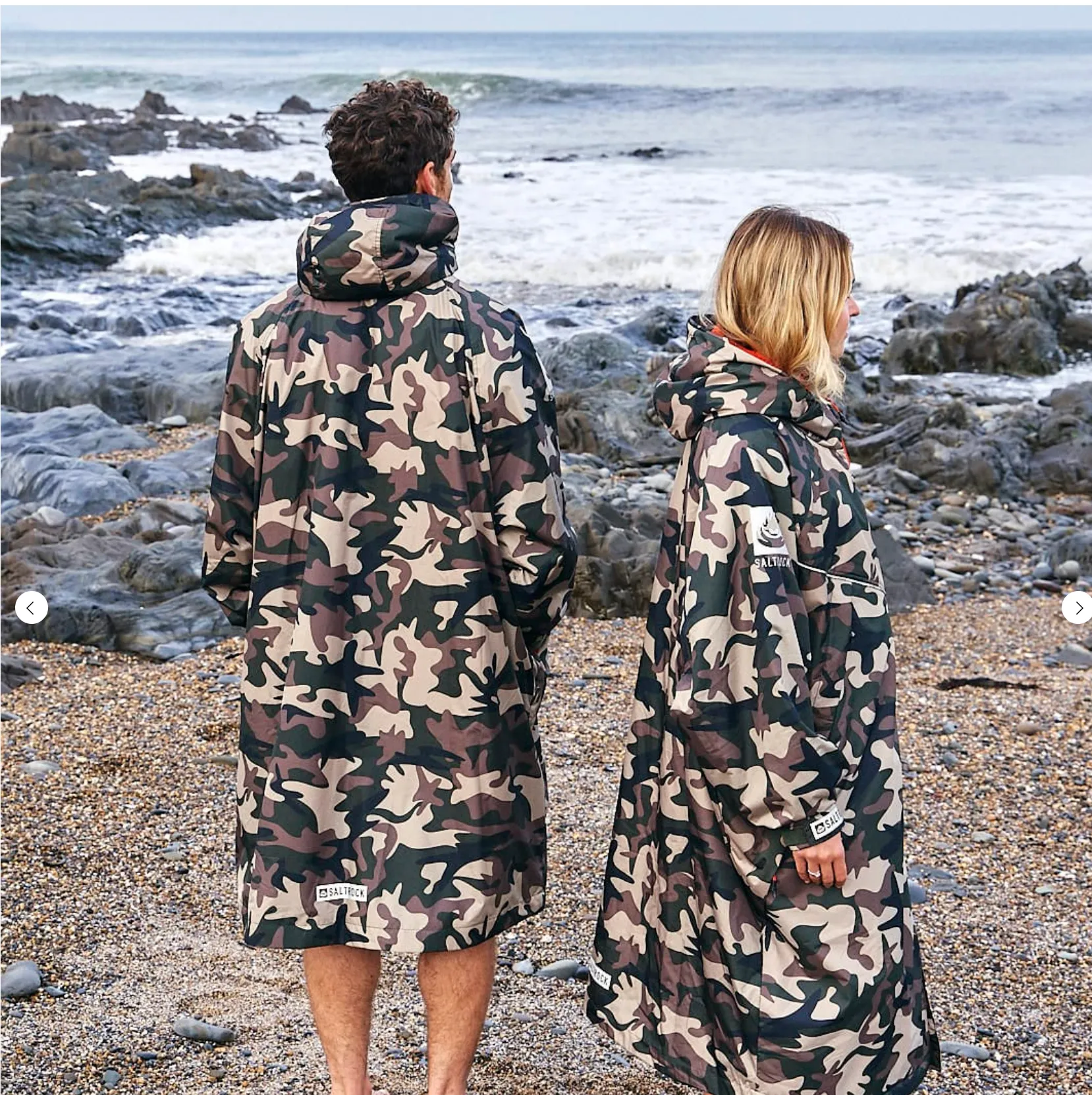 Saltrock Recycled Changing Robe - Brown Camo